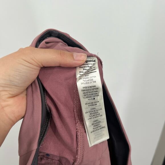 Patagonia Women's Caliza Rock Pants in Evening Mauve - Picture 7 of 8